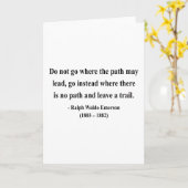 エマーソン引用文3a カード (黄色い花)