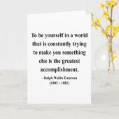 エマーソン引用文4a カード (黄色い花)