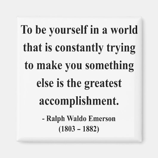 エマーソン引用文4a マグネット (正面)