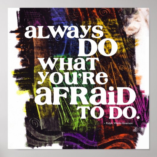 エマーソン引用文 ポスター (正面)