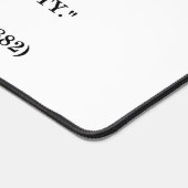 エマーソン教え詩の巨大な力の数語 デスクマット (コーナー)