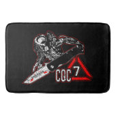 エマーソン・ナイフCQC-7プレデターホワイト・ゴルフ・タオル・プラ バスマット (正面)