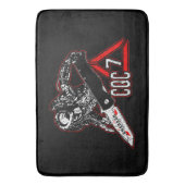 エマーソン・ナイフCQC-7プレデターホワイト・ゴルフ・タオル・プラ バスマット (正面縦)