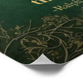 エマーソ救済ン引用文 |緑のヴィンテージ ポスター (角)