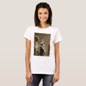 エマ女王（1836年～85年）（セピア写真） Tシャツ (正面フル)