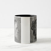 エマ・ゴールドマン・ムグショット・マググ ツートーンマグカップ (中央)