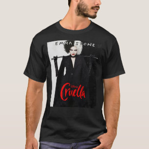 エマ・ストーン・クルエラ新クラシック作映画Tシャツ Tシャツ
