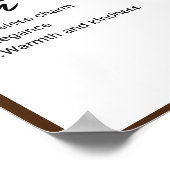 エマ、女の子パーソナライズされた名の定義 ポスター (角)