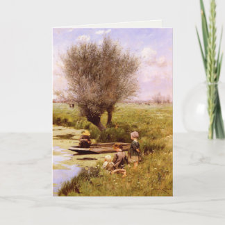 エミイルクロースの絵を描くことの挨拶状 カード