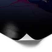 エミッション・ボイド・スカル・アート・プリント ポスター (コーナー)