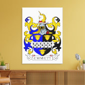 エミットコート・オブ・アームズ キャンバスプリント (インサイチュ (リビング))