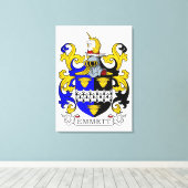 エミットコート・オブ・アームズ キャンバスプリント (インサイチュ (ウッドフロア))