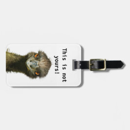 エミューあなたのテンプレート ラゲッジタグ