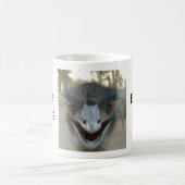 エミューのマグ"を離れて"注目します コーヒーマグカップ (中央)