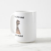 エミューの頻繁にエミューlatedは決してマグに匹敵しませんでした コーヒーマグカップ (正面左)