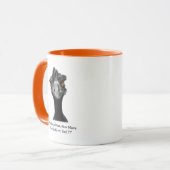 エミュー: おもしろい、ユーモア: 余りにも多くのコーヒー: 芸術 マグカップ (正面左)