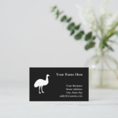 エミュー 名刺 (スタンド正面)