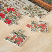 エミリアのバラ庭園の中世アート ジグソーパズル (側面)