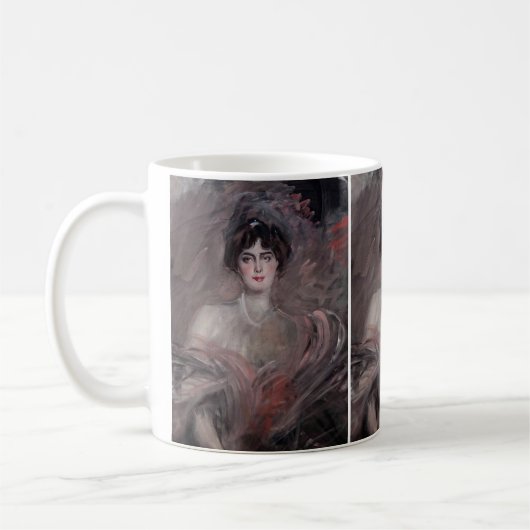 エミリアンヌ・ル・ロワ嬢の肖像 コーヒーマグカップ (左)