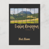 エミリア – ロマーニャランドスケープイタリアヴィンテージ土産 シーズンポストカード (正面)
