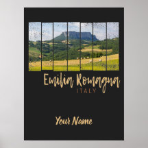 エミリア – ロマーニャランドスケープItalyヴィンテージ土産