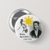 エミリオAguinaldo Pin 缶バッジ (正面&裏面)