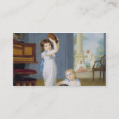 エミリーおよびジョージの石大工、c.1794-95 (キャンバスの油) 名刺 (裏面)