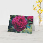 エミリーのシャクヤク カード (黄色い花)