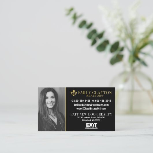 エミリーの名刺（編集不可） 名刺 (スタンド正面)