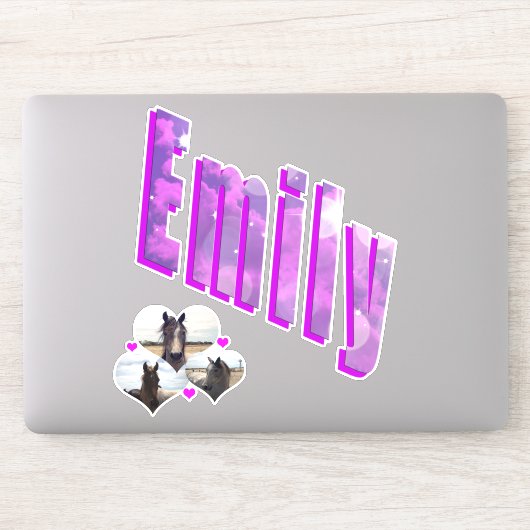 エミリーは馬で名前を付け シール (コンピューター)