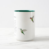 エミリーディキンソンハミングバード ツートーンマグカップ (中央)