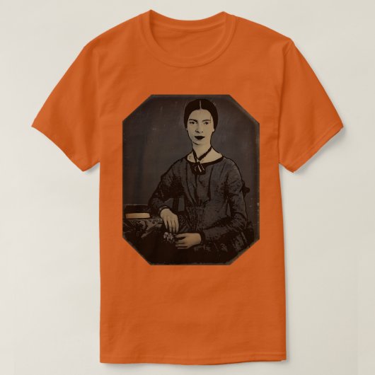 エミリーディキンソンロボットレインボー Tシャツ (デザイン正面)