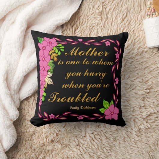 エミリーディキンソン引用文について クッション (ブランケット)