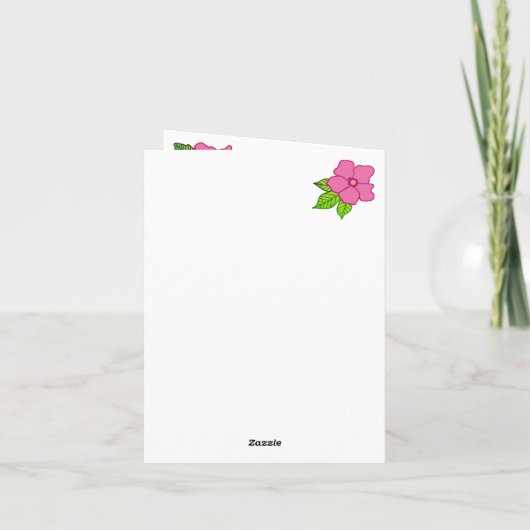 エミリーディキンソン引用文について ノートカード (裏面)