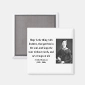 エミリーディキンソン引用文1b マグネット (正面/裏面)