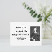 エミリーディキンソン引用文7b ポストカード (スタンド正面)