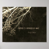 エミリーディキンソン感動的引用文自然ポスター ポスター (正面)