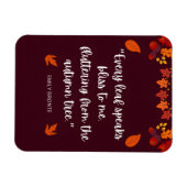 エミリーブロンテオータム引用文 マグネット (横)