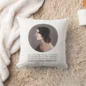 エミリーブロンテポートレートと引用文- No臆病者の魂 クッション (ブランケット)