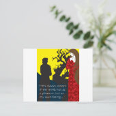 エミリーブロンテ/ウーサリング高さギフトデザインとq ポストカード (スタンド正面)