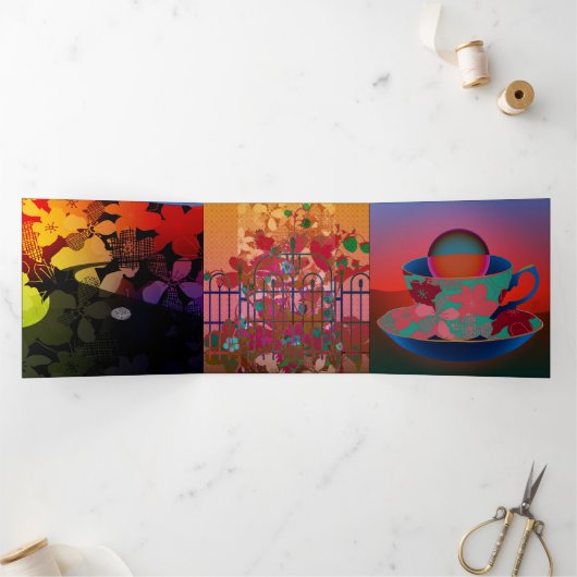 エミリーポエトリートリフォールドカード 三つ折りカード (内部)