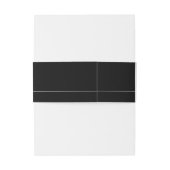 エミリーモダンミニマリスト 招待状ベリーバンド (裏面例)