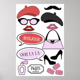 エミリー・イン・パリのテーマ写真撮影用小道具 ポスター