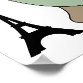 エミリー・イン・パリ テーマの誕生日フォトブース小道具 ポスター (角)