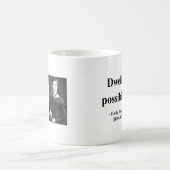 エミリー・ディキンソンの引用文2b コーヒーマグカップ (中央)