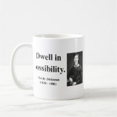 エミリー・ディキンソンの引用文2b コーヒーマグカップ (左)