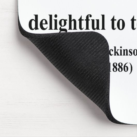 エミリー・ディキンソンの引用文7b マウスパッド (コーナー)