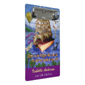 エミリー・ディキンソンの詩のフリゲート艦の本の船の名前をカスタムする ミニクリップボード (アングル)