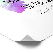 エミリー・ディキンソン引用文オン・ホープとフェザー・アート ポスター (角)