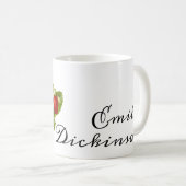 エミリー・ディキンソン「フェンス越え」イチゴの詩 コーヒーマグカップ (正面右)